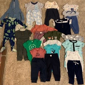 Assorted Baby Boy Clothing, 3-9 months.